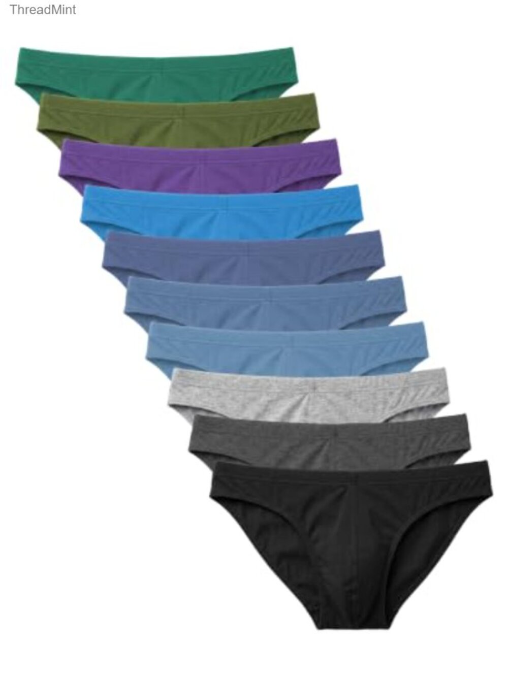 Men's Cotton Sport Briefs All Natural Underwear Multi Pack